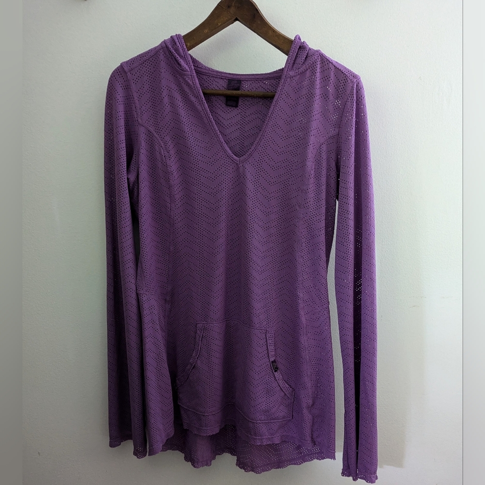 Prana Hooded V-neck Top